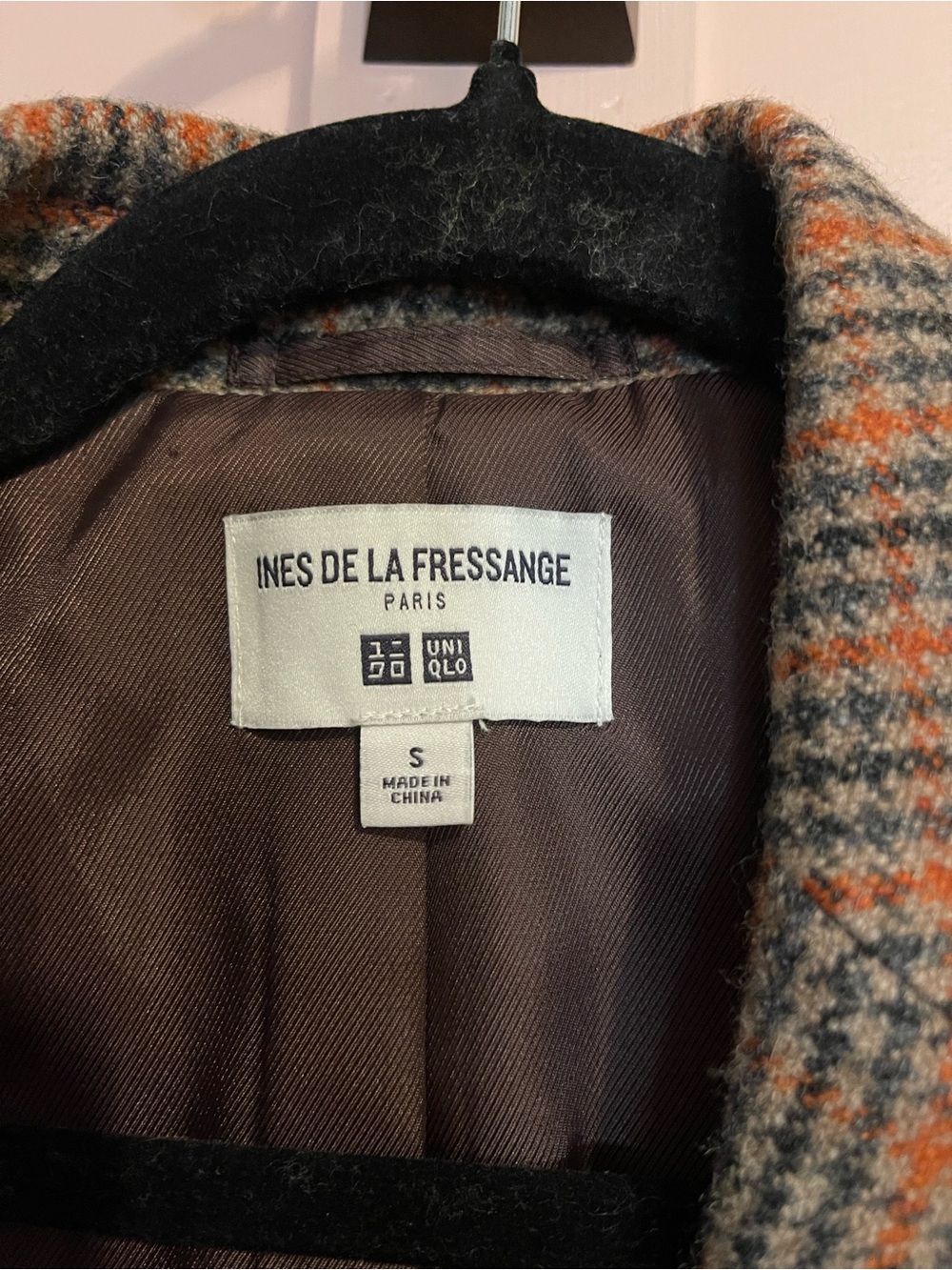 Ines De La Fressange x Uniqlo Plaid Blazer - Picture 4 of 6